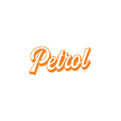Petrol Warning Label for Fuel Safety Use