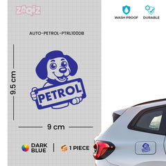 Zaqiz Petrol Fuel Type Identification Sticker – Simple Design