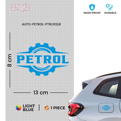 Zaqiz Petrol Mark Label Sticker – Scratch Resistant Vinyl
