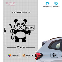 Zaqiz Petrol Only Sticker for Car and Bike Fuel Tank Cap