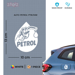 Zaqiz Petrol Printed Sticker – Waterproof and Long Lasting