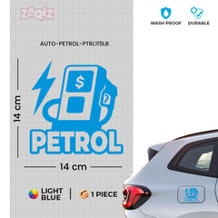 Zaqiz Petrol Only Label Sticker – Compact and Bold Appearance