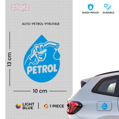 Zaqiz Petrol Printed Sticker – Waterproof and Long Lasting