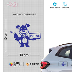 Zaqiz Green Petrol Fuel Tag Sticker for Cars and Motorbikes