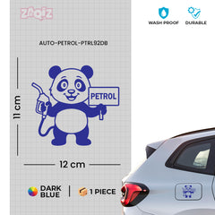 Zaqiz Petrol Only Sticker for Car and Bike Fuel Tank Cap