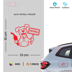 Zaqiz Petrol Fuel Symbol Sticker – Self Adhesive and Durable