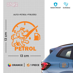 Zaqiz Petrol Fuel Cap Sticker – Glossy Finish and Neat Look