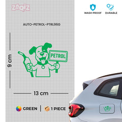 Zaqiz Petrol Sign Vinyl Sticker – Clear and Bold Print Design