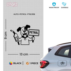 Zaqiz Petrol Sign Vinyl Sticker – Clear and Bold Print Design