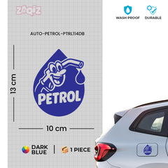 Zaqiz Petrol Printed Sticker – Waterproof and Long Lasting