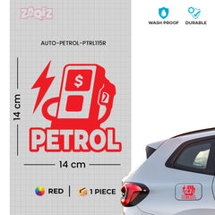 Zaqiz Petrol Only Label Sticker – Compact and Bold Appearance