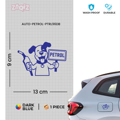 Zaqiz Petrol Sign Vinyl Sticker – Clear and Bold Print Design