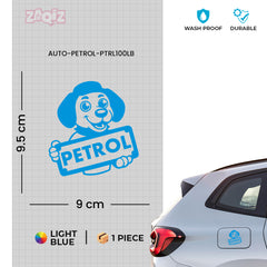 Zaqiz Petrol Fuel Type Identification Sticker – Simple Design