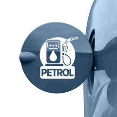Petrol Only Tank Label for Clear Use
