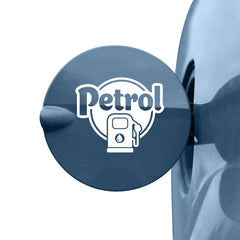 Bright Petrol Label for Vehicle Clarity