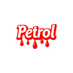 Petrol Fuel Use Caution Sticker Decal