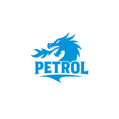 Zaqiz Petrol Text Decal for Bikes – Clean and Bold Font Design