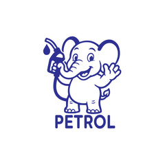 Zaqiz Petrol Tag Adhesive Label for Cars – Clear Fuel Marking