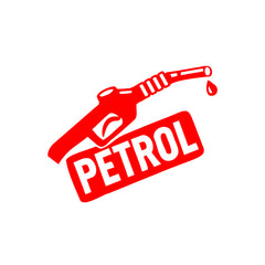 Durable Petrol Only Vinyl Label Decal