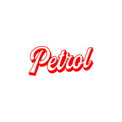 Petrol Warning Label for Fuel Safety Use