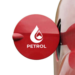 Zaqiz Petrol Print Sticker for Car Cap – Easy to Stick and Remove