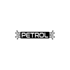 Simple Petrol Fuel Safety Marker Label