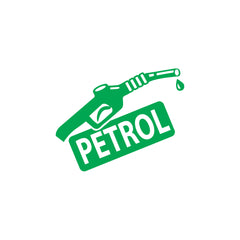 Durable Petrol Only Vinyl Label Decal
