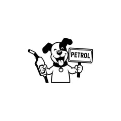 Zaqiz Petrol Sign Vinyl Sticker – Clear and Bold Print Design