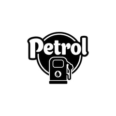 Bright Petrol Label for Vehicle Clarity