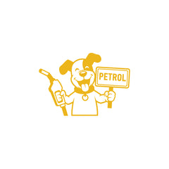 Zaqiz Petrol Sign Vinyl Sticker – Clear and Bold Print Design