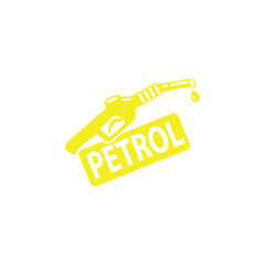 Durable Petrol Only Vinyl Label Decal