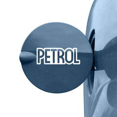 Clear Text Petrol Warning Label Decal