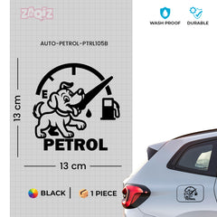 Zaqiz Petrol Fuel Cap Sticker – Glossy Finish and Neat Look