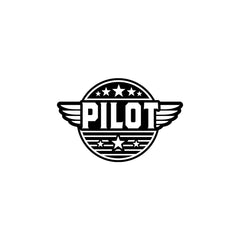 Fly High Pilot Emblem for Trucks