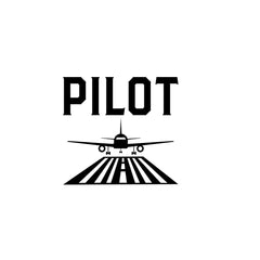 Sky’s the Limit Pilot Decal for Laptops