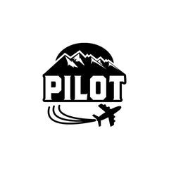 Wings of a Pilot Sticker for Cars
