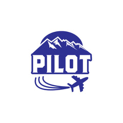 Wings of a Pilot Sticker for Cars