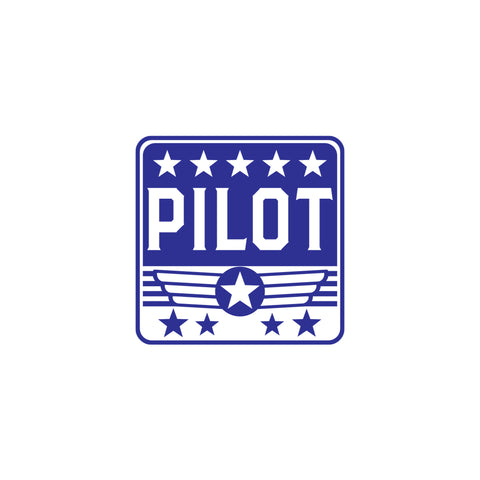 Soaring High Pilot Sticker for Bikes – Rhino Industries