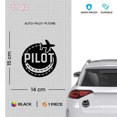 Sky Rider Pilot Badge for Cars