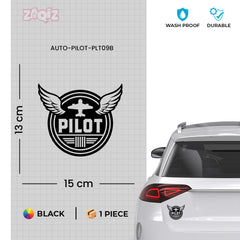 Aviation Enthusiast Badge for Cars