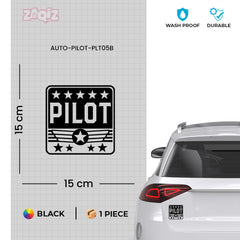 Soaring High Pilot Sticker for Bikes