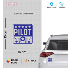 Soaring High Pilot Sticker for Bikes