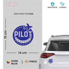 Sky Rider Pilot Badge for Cars