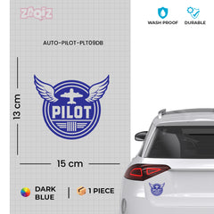 Aviation Enthusiast Badge for Cars