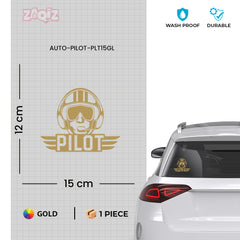 Airborne Pilot Symbol for Cars and Bikes