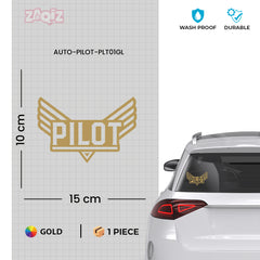 Proud Pilot on Board Decal