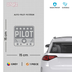 Soaring High Pilot Sticker for Bikes