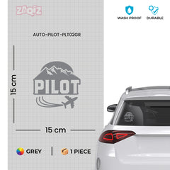 Wings of a Pilot Sticker for Cars