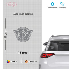 Captain on Board Aviation Decal