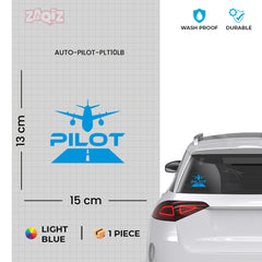 Licensed Pilot on Board Sticker